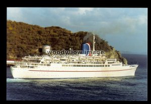 SIM381 - Carnival Cruises Liner - Festivale ex S.A Vaal , built 1961 - postcard