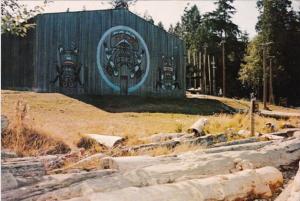 Washington Seattle Indian Dance House At Tillicum Village