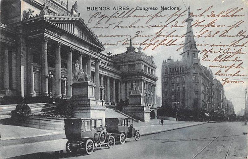 Congreso Nacional Buenos Aires Argentina 1921 Missing Stamp 