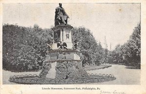 Lincoln Monument, Fairmount Park Philadelphia, Pennsylvania PA  