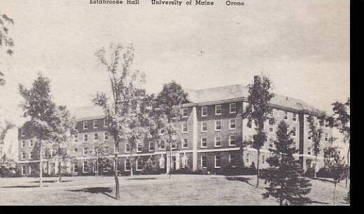 Maine Orono Estabrooke Hall University Of Maine Albertype