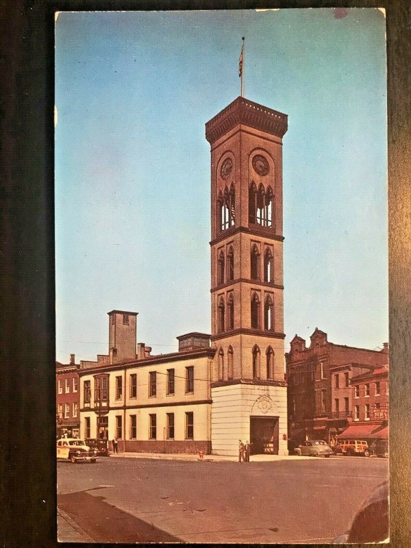 Vintage Postcard 1955 Fire House #6 Gay & Esnor Sts. Built 1853 Baltimore MD