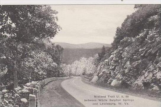 West Virginia Lewisburg On The Midland Trail Route U S 60 Between White Sulpu...