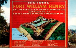 New York Lake George Historic Fort William McHenry