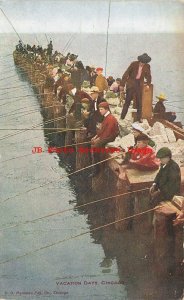 IL, Chicago, Illinois, Fishing, 1912 PM, VO Hammon Pub