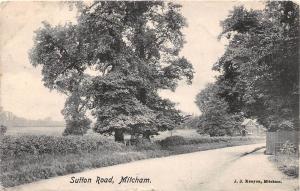 MITCHUM LONDON UK SUTTON ROAD J J KENYON POSTCARD 1904