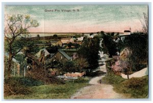 1906 Houses View Grand Pre Nova Scotia Canada W.G. Macfarlane Postcard