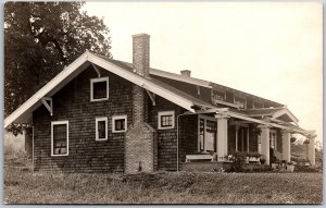 House Mansion Beautiful Setting and Grounds Real Photo RPPC Postcard