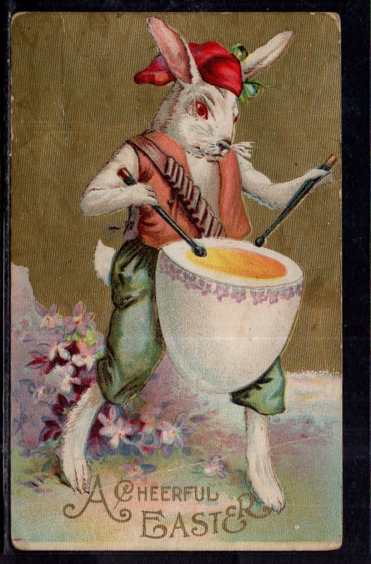 A Cheerful Easter Rabbit Drum BIN