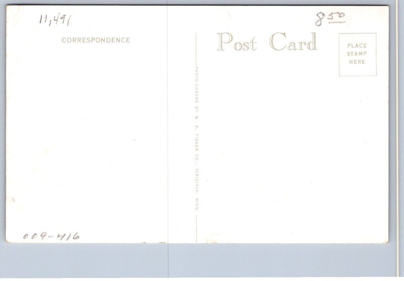 K31/ Bemidji Minnesota Postcard c1940s Russell's Ice Cream Stand Store  338