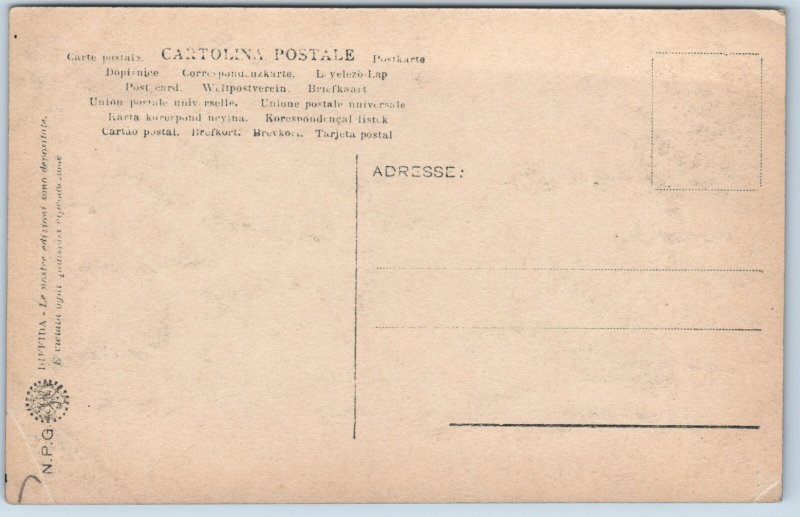 c1910s Perugia, Italy RPPC Porta Scala Arch St Ercolano Church Entrance A363