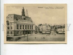 3173381 CHARLEROI Town-hall & Charles II place str ADVERTISING