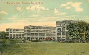 Postcard Michigan Detroit  C-1910 Auto Factory  Chalmers Motor 23-12197
