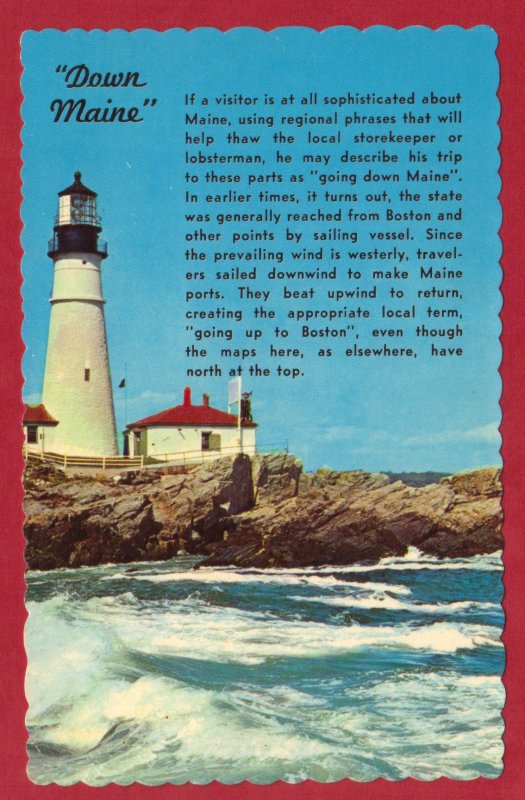 FIRST LIGHTHOUSE ERECTED BY USA . PORTLAND, MAINE SEE SCAN  PC94