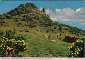 Devon Postcard - St Michael's Church, Brentor, Nr Tavistock, Dartmoor RR16618