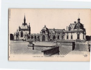 Postcard La Façade Chateau De Chantilly France