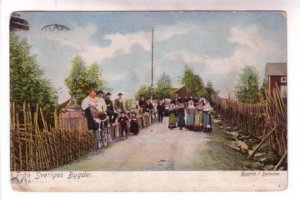 Bicycles, Traditional Costumes, Sweden,