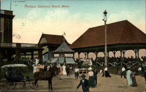 Salisbury Beach Massachusetts MA Pavilion c1900s-10s Postcard