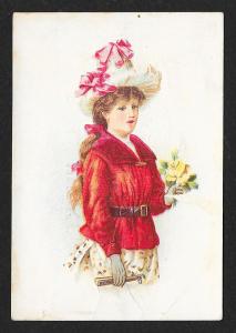 VICTORIAN TRADE CARD Wicke Harnesses Trunks & Valises
