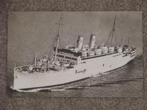 M.S. Gripsholm-Swedish American Line-Posted on the High Seas on Board