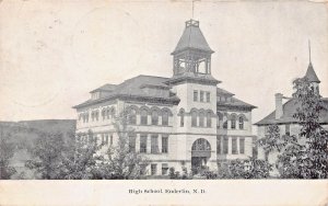 ENDERLIN NORTH DAKOTA~HIGH SCHOOL~1907 POSTCARD