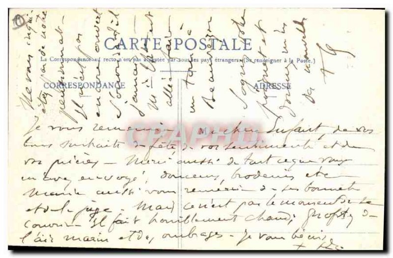 Postcard Old Gap La Cathedrale