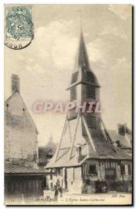 Old Postcard Honfleur The Church of St. Catherine