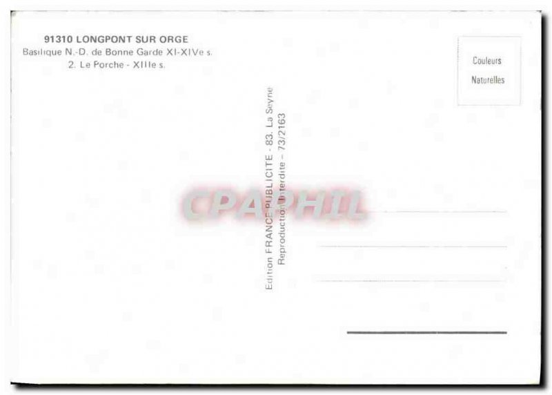 Modern Postcard Longpont-sur-Orge Baslique