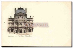 Paris -1 - The Louvre - Pavillion Richelieu - Old Postcard