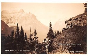 Trail - Goat Mountain, Montana MT Postcard