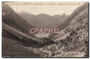 Old Postcard Around Cauterets Gaube Lake View On Peguere and the Peak of Gaube