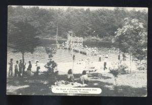 CROSSVILLE TENNESSEE CUMBERLAND MOUNTAIN SWIMMING POOL VINTAGE POSTCARD