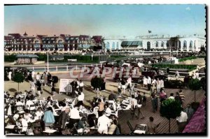 Postcard Modern Fleurie Deauville Beach Casino and Normandy