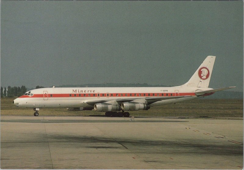 Aviation Postcard - Minerve DC-8-53 F-GDPM Aeroplane at Paris, France  RR19710