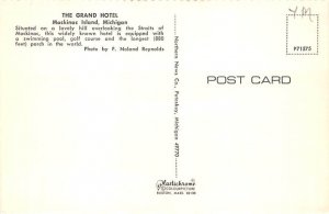 The Grand Hotel World Famous Summer Hotels - Mackinac Island, Michigan MI