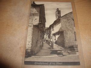 FLAG STREET,HAWKSHEAD,CUMBRIA POSTCARD