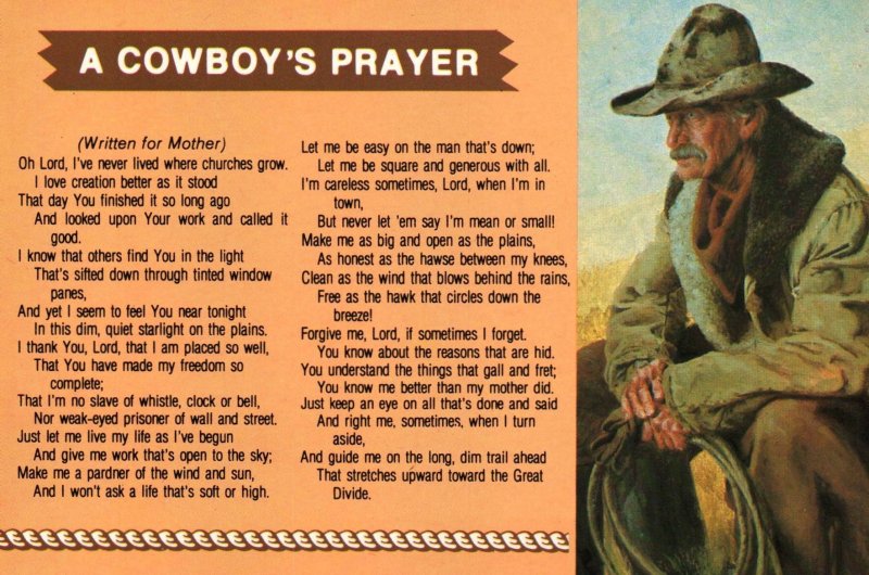 Cowboy's Prayer