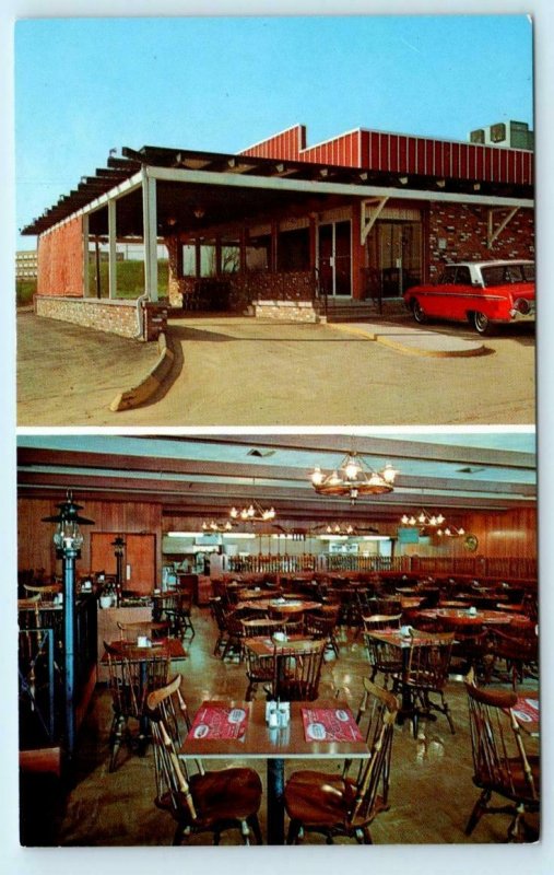 ANN ARBOR, Michigan MI ~ Roadside WESTERNER BEEF BUFFET c1960s Postcard