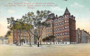 Mary Thompson Hospital for Women & Children Chicago Illinois 1909 postcard