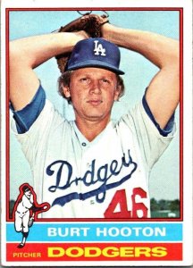 1976 Topps Football Burt Hooton Los Angeles Dodgers sk13045