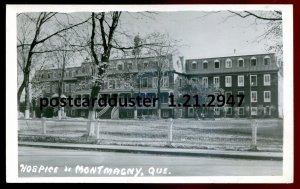 h3366 - MONTMAGNY Quebec 1940s Hospice. Real Photo Postcard