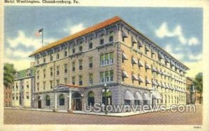 Hotel Washington - Chambersburg, Pennsylvania PA  