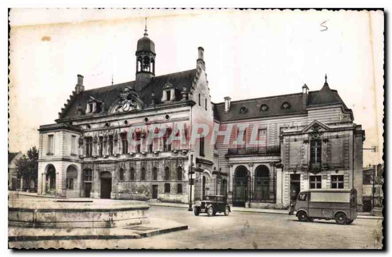Old Postcard Noyon Oise The City Hotel