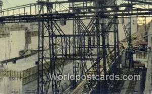 Chamber Cranes Pedro Miguel Locks Republic of Panama Writing on back 