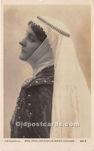 Mrs Cecil Raleigh as Queen Eleanor Theater Actor / Actress Unused 