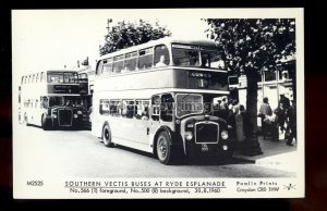 pp2411 - Southern Vectis Buses, Ryde - No's.566 & 500 - Pamlin Postcard No.M2525