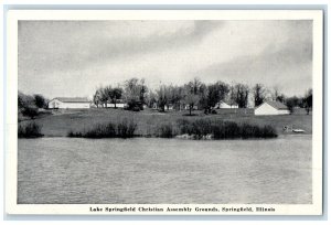 c1940 Lake Springfield Christian Assembly Grounds Springfield Illinois Postcard