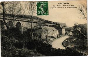 CPA BINIC - Route de la Hasée-Ligne des Chemins de fer départementaux (230490)