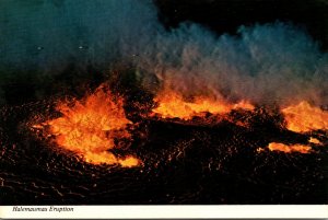 Hawaii Volcanoes National Park Halemaumau Erupting 5 November 1967