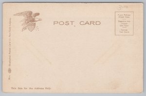 Dayton Ohio~Lob Cabin~Lady in Front Yard~Vintage Postcard